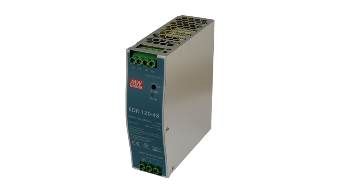 Sursă de alimentare în comutație, 48V / 2.5A, șină DIN - Mean Well EDR-120-48