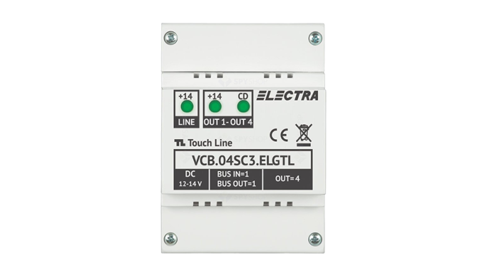 Doză derivație video 4 ieșiri - ELECTRA VCB.04SC3.ELGTL Doză derivație video 4 ieșiri - ELECTRA VCB.04SC3.ELGTL