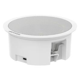 Difuzor IP, master, de tavan, 3W, 4GB EMMC, Alarmă, PoE – Hikvision DS-QAZ1203G1-BE