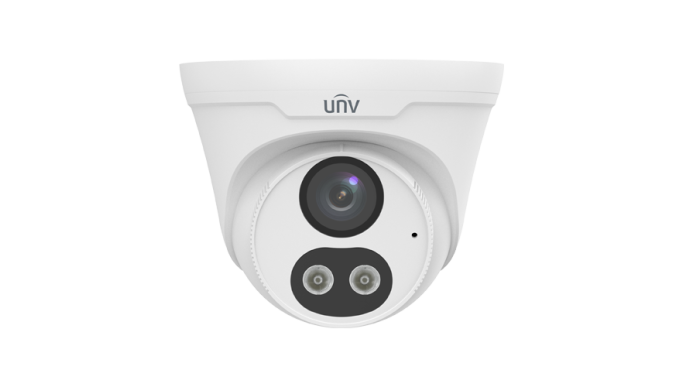 Cameră IP 2 MP, ColorHunter, lentilă 2.8 mm, IR 30M, WL 30M, Audio - UNV IPC3612LE-ADF28KC-DL