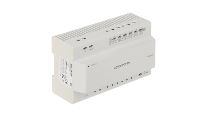 Distribuitor Video/Audio 2 fire pentru 6 posturi - Hikvision DS-KAD706Y