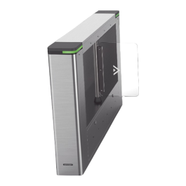 Kit poartă batantă parte stângă, braț acrilic, lățime bandă 650mm, Cititor MiFare - HIKVISION DS-K3B501SX-L-M-Kit