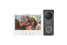 Kit videointerfon analogic, ecran 7', conectare 4 fire pentru 1 familie, IR, IK08 - Hikvision DS-KIS213
