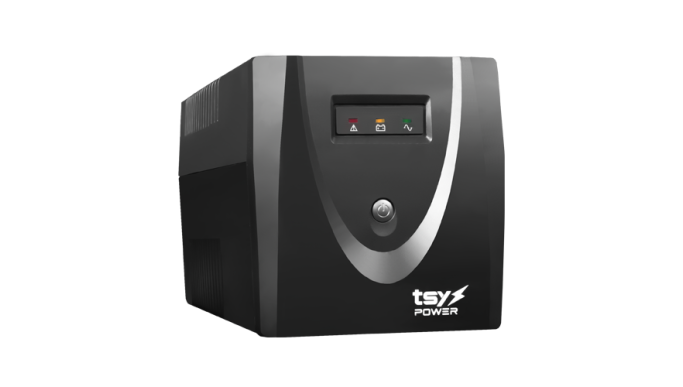 UPS TSY Power, 1200VA/720W, LED, AVR-repornire automată, Management, 4 x Schuko, 2 x RJ45, 1 X USB type B TSY-MP-1K2-LED