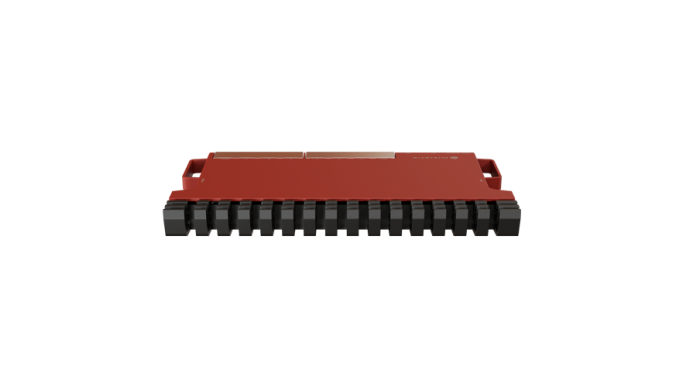 Router 8 porturi Gigabit, 1 port PoE IN, 1 port PoE Out, SFP 2.5G, NAND, USB, 1U – MikroTik L009UiGS-RM