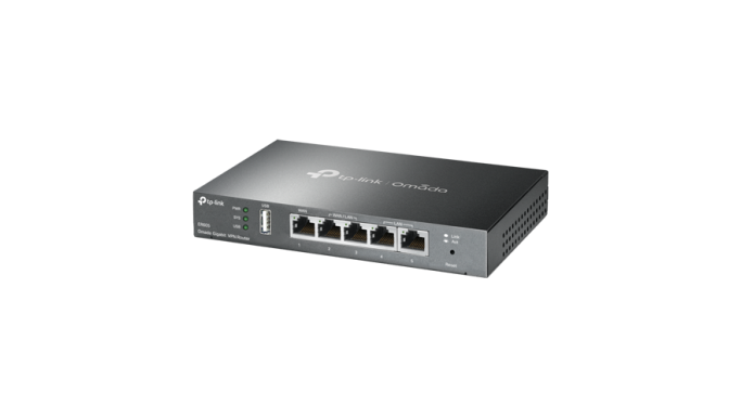 Router VPN Gigabit 1 x RJ45 WAN, 2 x RJ45 LAN/WAN, 2 x RJ45 LAN, 1 x USB - TP-Link Omada ER605