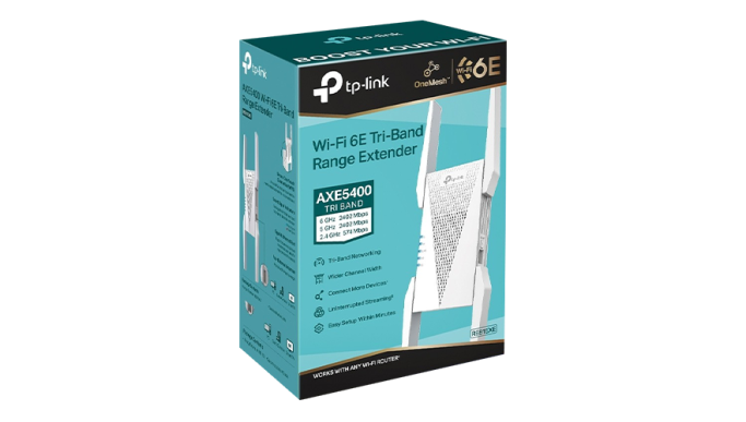 Wireless Range Extender TP-LINK RE815XE AXE5400, Tri-Band - TP-LINK RE815XE