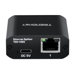 Splitter RJ45 Gigabit 1 IN, 2 OUT, USB-C – TRENDnet TEG-102S