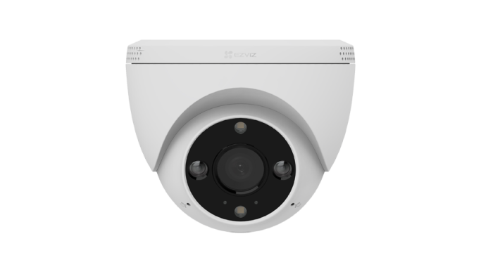 Cameră IP PoE, Rezoluție 2K, lentilă 4mm, Audio bidirecțional, IR 30m, Color 24/7, Alarmă - EZVIZ CS-H4(3MP,4mm)