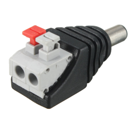 Conector de alimentare tată, 12V, cu terminal rapid SDC-KAT