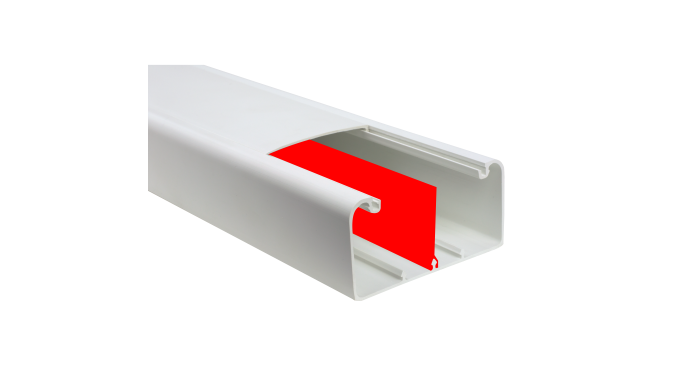 Separator pentru canal cablu 102x50 mm, 2m - DLX DLX-102-51