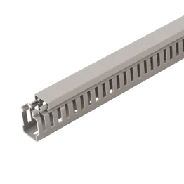 Canal cablu perforat 25x40 mm, cu capac, 2m - DLX PVCP-257-40