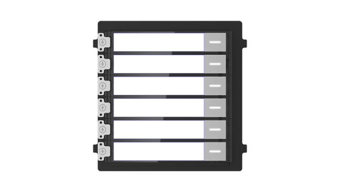 Modul extensie afișaj 6 familii pentru Interfon modular - HIKVISION DS-KD-KK