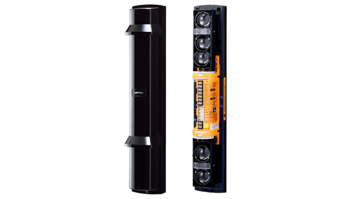 Barieră IR de exterior 60m, 4 fascicule, 4 canale Master - OPTEX SL-200QDM