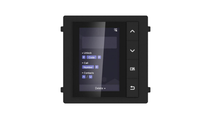 Modul afișaj LCD TFT pentru Interfon modular - Hikvision DS-KD-DIS