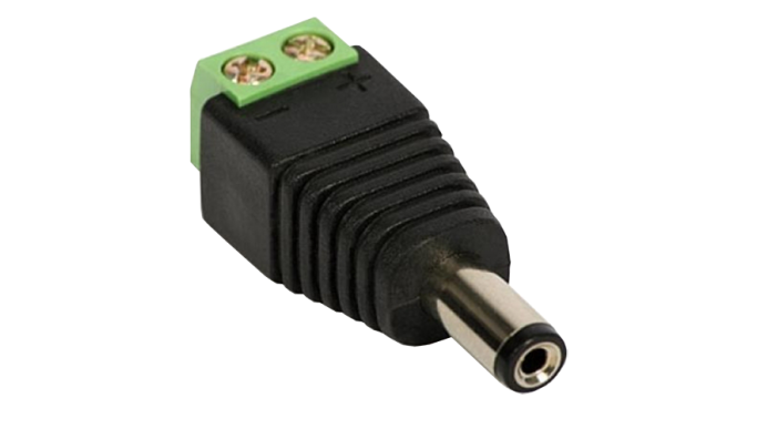 Conector de alimentare tată, 12V, cu șurub SDC-CAT