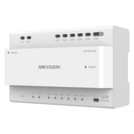 Distribuitor Video/Audio pentru 6 posturi - Hikvision DS-KAD706