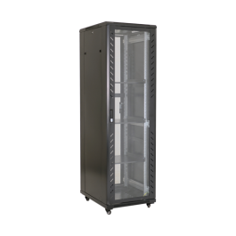 Rack podea 42U 19' 800x1000, capacitate încărcare 800 Kg, negru - ASYTECH Networking ASY-42U-8010S