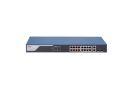 Switch 16 porturi PoE 100Mbps, 2 port uplink Gigabit, SMART Management - HIKVISION DS-3E1318P-EI