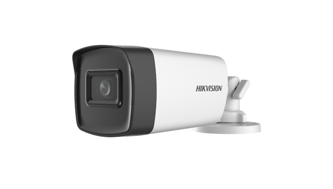 Cameră AnalogHD 2MP, lentilă 2.8mm, IR 40m, Audio integrat - Hikvision DS-2CE17D0T-IT3FS-2.8mm