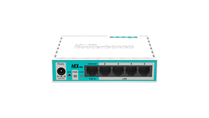Router hEX Lite, 5 x Fast Ethernet, RouterOS L4 – MikroTik RB750r2 Router hEX Lite, 5 x Fast Ethernet, RouterOS L4 – MikroTik RB750r2