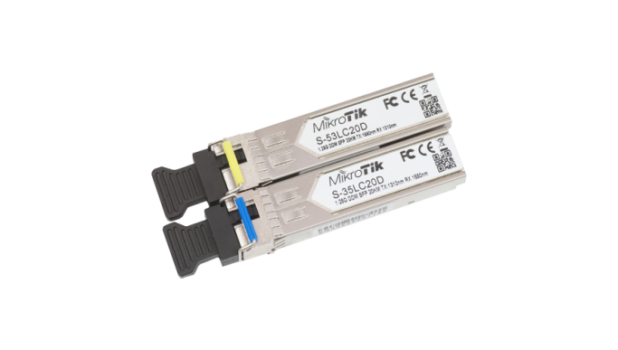 Pereche de module SFP, S-35LC20D + S-53LC20D - MikroTik S-3553LC20D