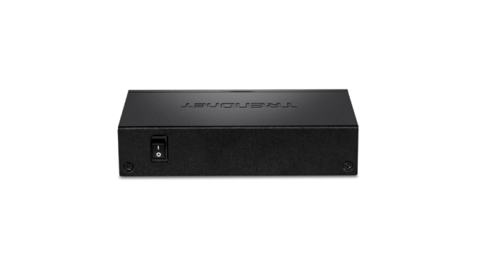 Switch 4 porturi Gigabit Long Range 200m PoE+, 1 port Gigabit - TRENDnet TPE-LG50