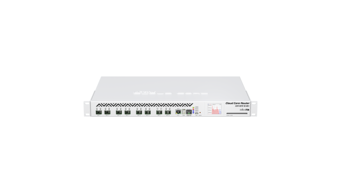 Cloud Core Router, 8 x SFP+, 1 x Gigabit, RouterOS L6, 1U – MikroTik CCR1072-1G-8S+