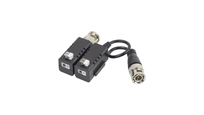 Video balun pasiv HD (preț/set 2 buc.) - HIKVISION DS-1H18S-E