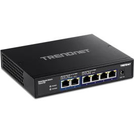 Switch 6 porturi, 4 x 2.5G și 2 x 10G, Fanless – TRENDnet TEG-S762