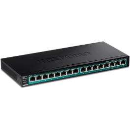 Switch 16 porturi Gigabit PoE/PoE+ 120W - TRENDnet TPE-TG161H