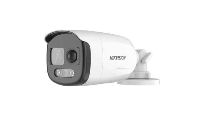 ColorVu - Cameră Analog 4K cu PIR 11 m, lentilă 2.8mm, WL 40 m, Audio, Alarmă, IP67 - Hikvision DS-2CE12UF3T-PIRXO-2.8mm