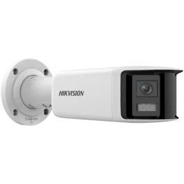DarkFighter, AcuSense - Cameră IP, 4MP, Panoramic view 180°, lentilă 2.8mm, IR 40m, Audio, Alarmă, PoE, IP67 - HIKVISION DS-2CD2T46G2P-ISU-SL-2.8mm
