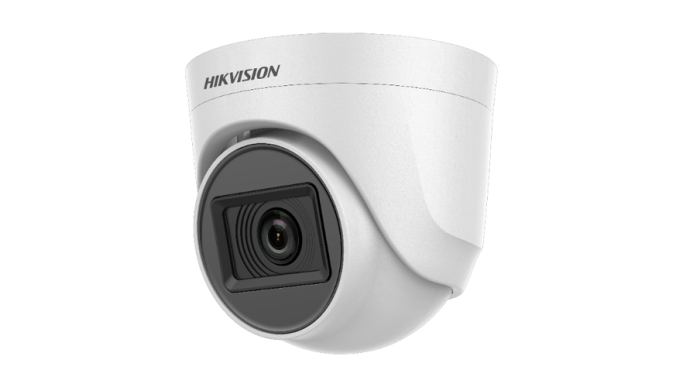 Cameră analog, 2MP, lentilă 2.8mm, IR 20 m, Audio over coaxial, TVI/AHD/CVI/CVBS - HIKVISION DS-2CE76D0T-ITPFS-2.8mm