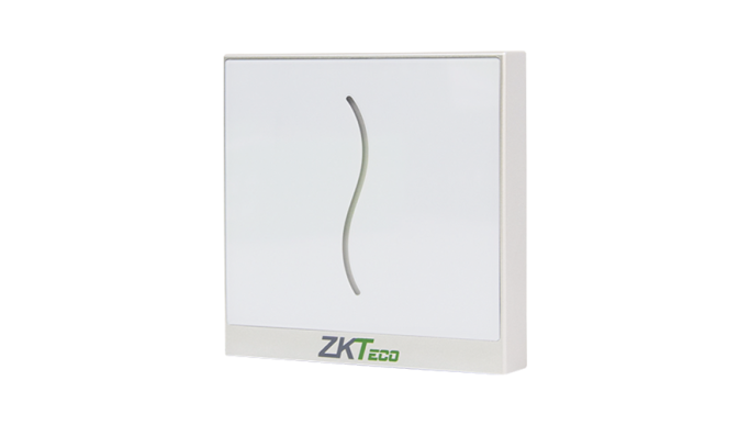 Cititor de proximitate RFID MIFARE 13.65MHz, IP65, alb - ZKTeco GL-ER-PROID20-W-WG-2