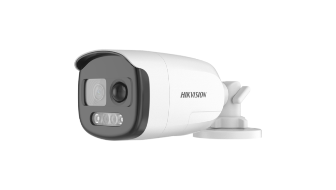 ColorVu - Cameră Analog 3K cu PIR 11 m, lentilă 2.8mm, WL 40 m, Alarmă, IP67 - Hikvision DS-2CE12KF3T-PIRXO-2.8mm