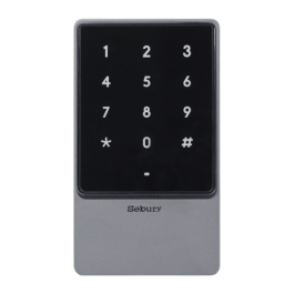 Controler stand-alone cu tastatură touch și cititor card EM 125kHz + Mifare 13.56MHz, carcasă antivandal - Sebury SEB-sTouch2